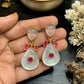 Fusion Kundan Earrings | Semi Precious Kundan Earrings