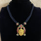 Jadau Kundan Lakshmi Pendant Thread Necklace | Traditional Necklace