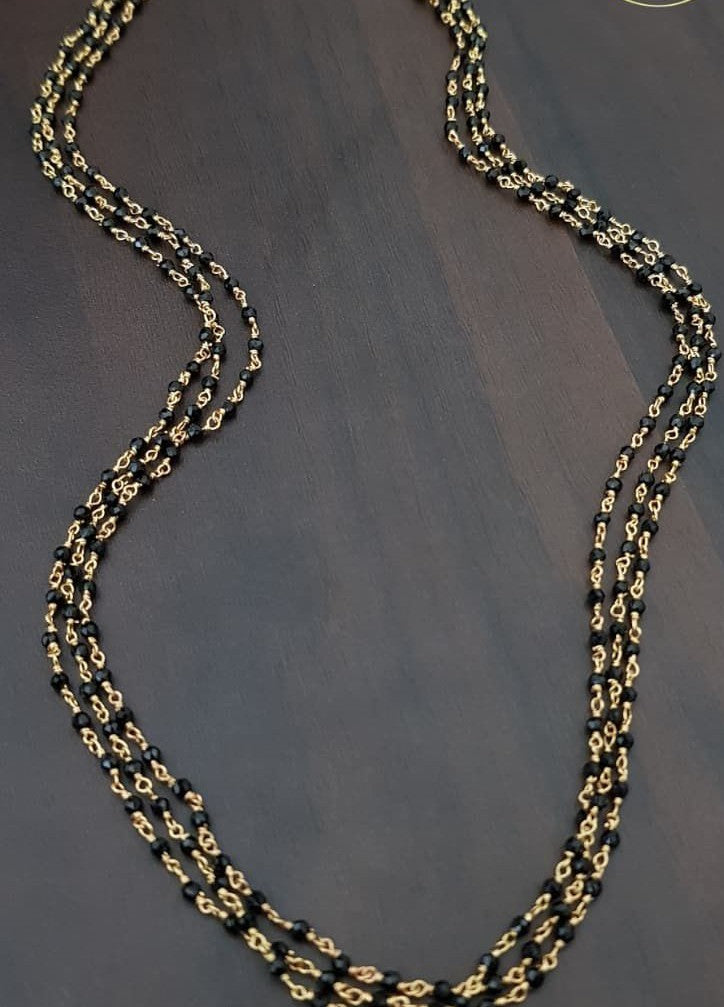 Black Beads Necklace | Traditional Mangalasutra