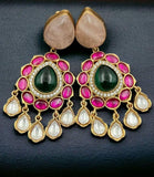 Kundan Jadau Fusion  Earrings | Indian Earrings | Gift idea