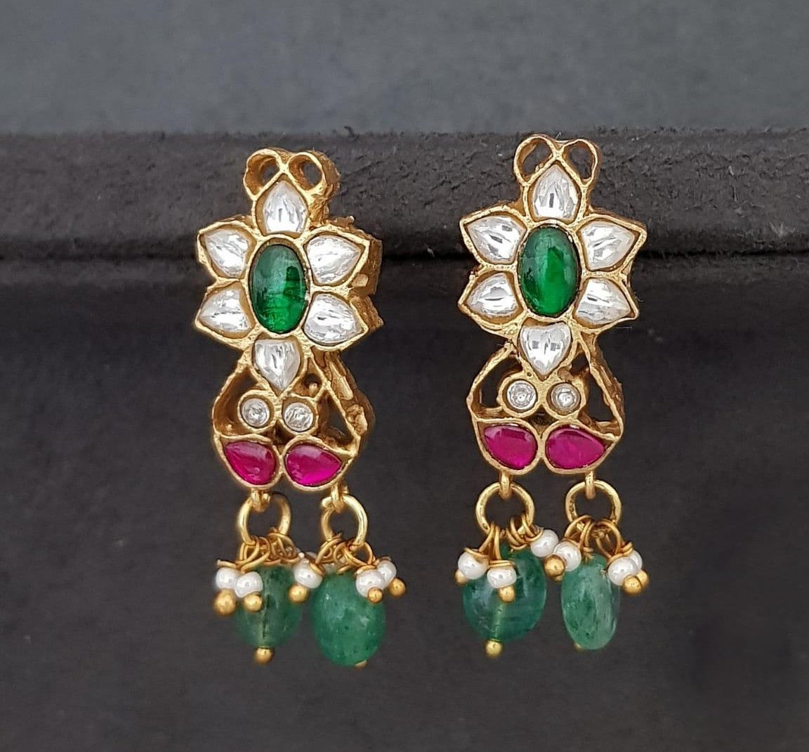 Antique Kundan Earrings | Indian Jewelry In USA