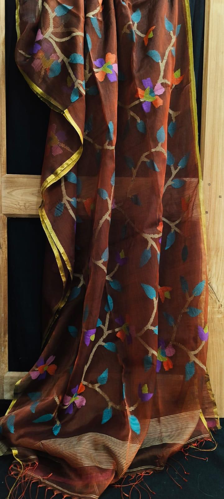 Muslin Jamdani All Over Saree | Indian Saree In USA | Gift Saree