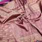 Magenta Pink Banaras Brocade Saree | Indian Traditional Sarees In USA