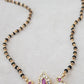 AD Balaji Pendant Mangalsutra | Black Beads Necklace | Traditional Mangalasutra