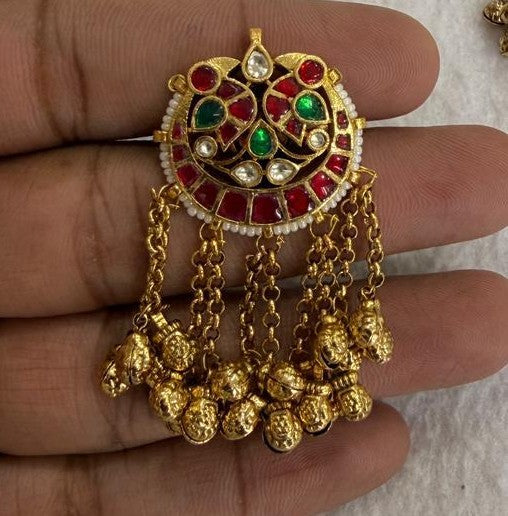 Ahmadabadi Jadau Kundan Finger Ring | Kundan jewelry In USA