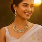 Moissanite Necklace With Earrings | Indian Necklace In USA |