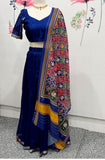 Teens Mangalagiri Handloom Lehanga | Traditional Langa voni | Teens Ethnic Wear