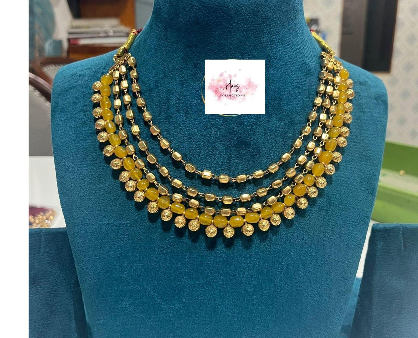 Antique & Beads Mala Necklace | Indian Traditional Necklace