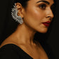 AD Rhodium Big Earrings |  Latest Indian Jewelry