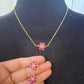 Jadau Flower Pendant Antique Chain With Studs| Latest Indian Jewelry