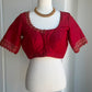 Raw Silk Hand Embroidery Blouse | Saree Blouses in USA