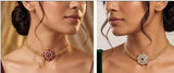 2 In 1 Jadau Kundan Pendant Choker | Indian jewelry In USA