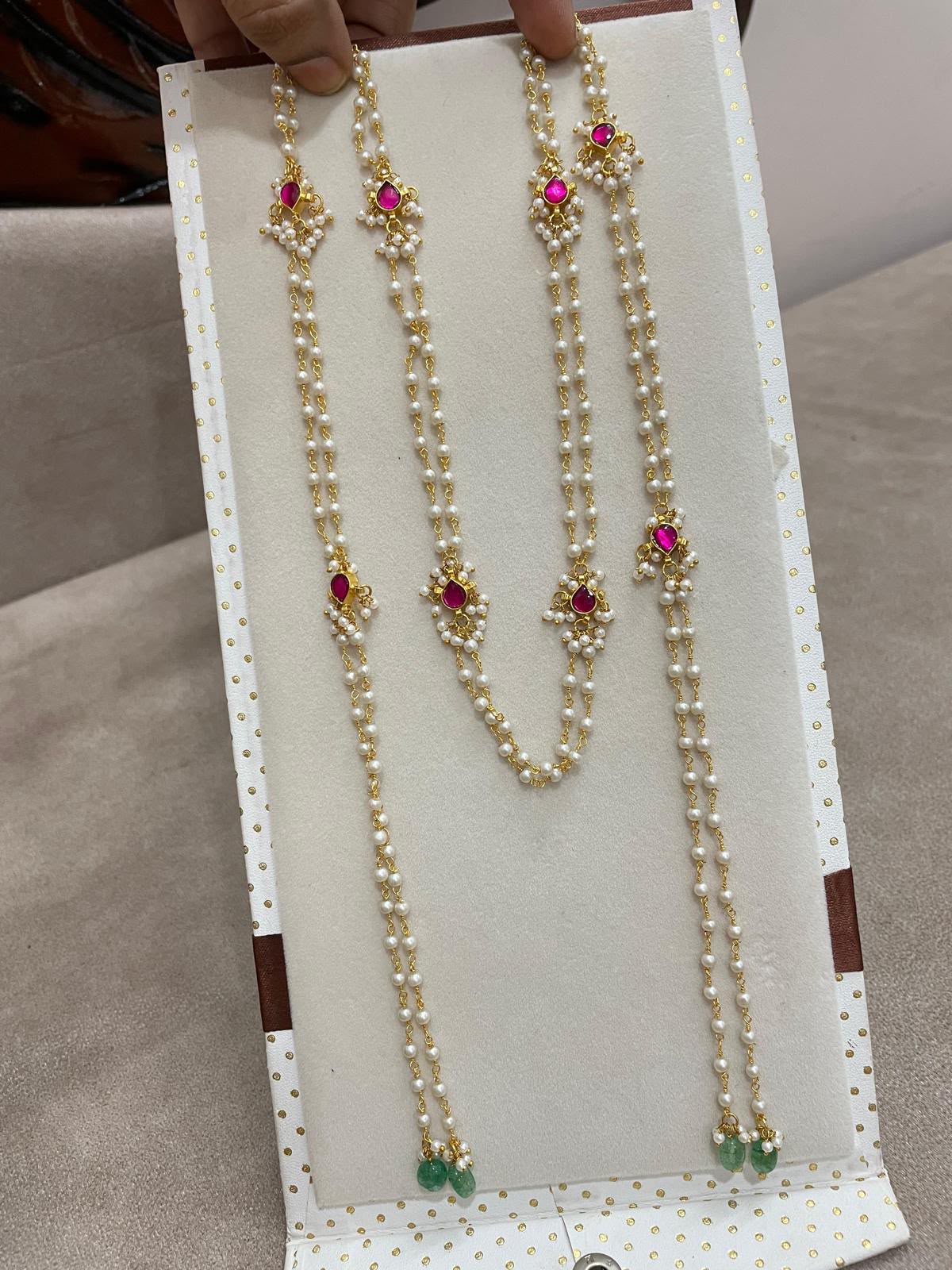 Pearl Kundan Hair Accessories | Traditional Indian Jewelry