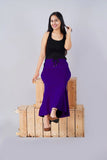 Purple Saree Shape Wear  | Saree Petticoat | stretchable Shapewear | Saree Inskirt