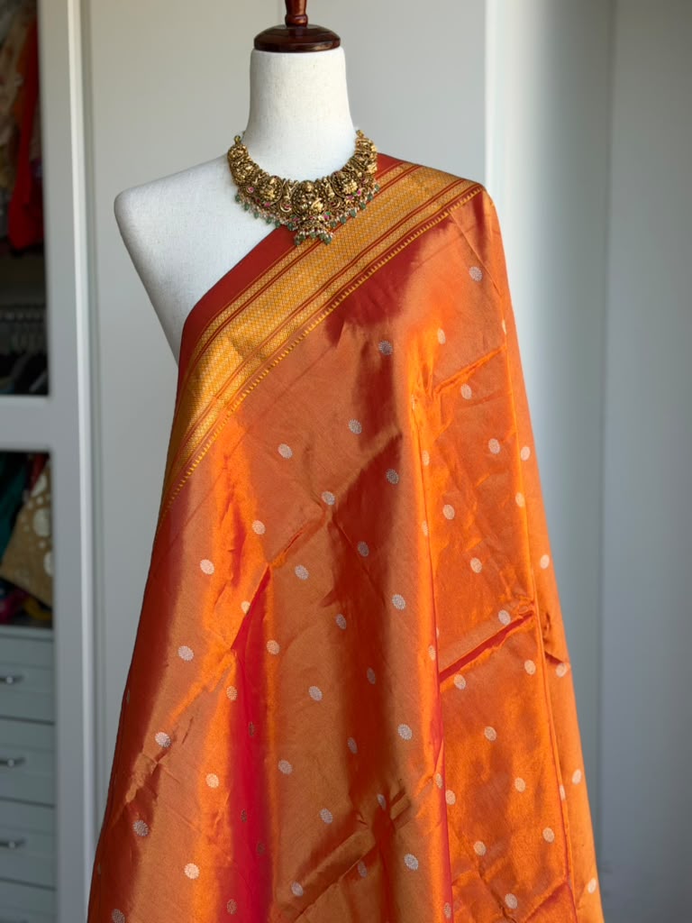 Handloom Gadwal Tissue Dupatta | Party Wear Dupatta