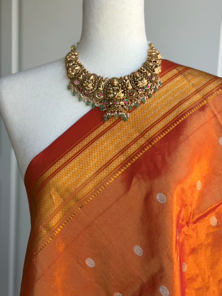 Handloom Gadwal Tissue Dupatta | Party Wear Dupatta