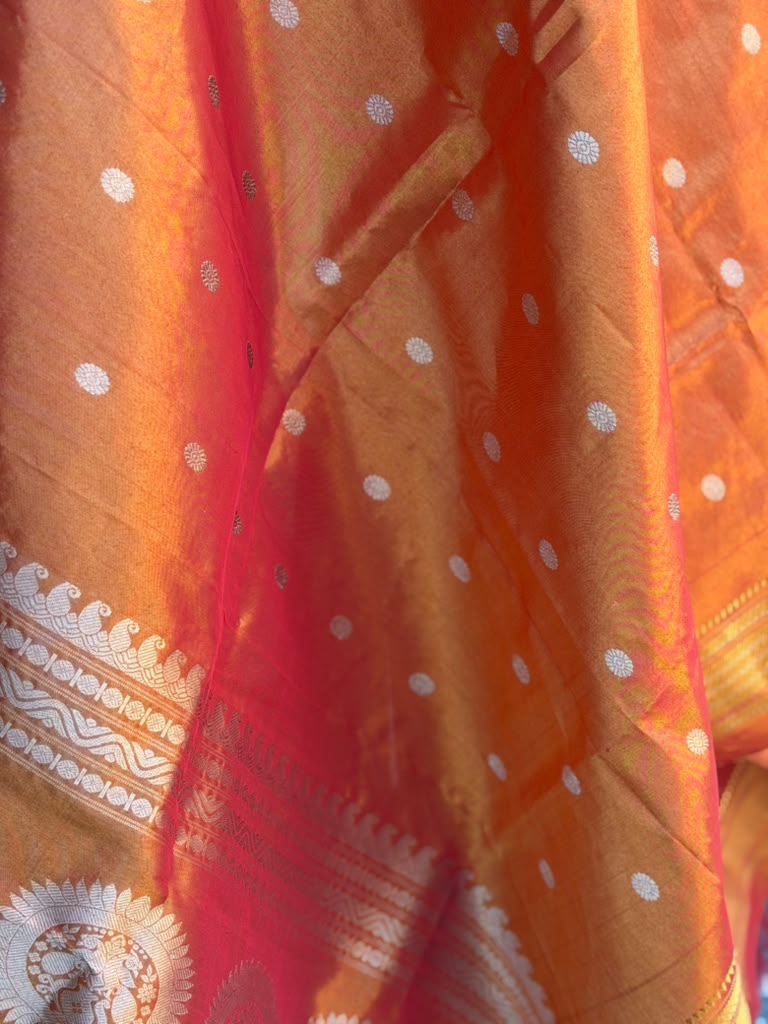 Handloom Gadwal Tissue Dupatta | Party Wear Dupatta