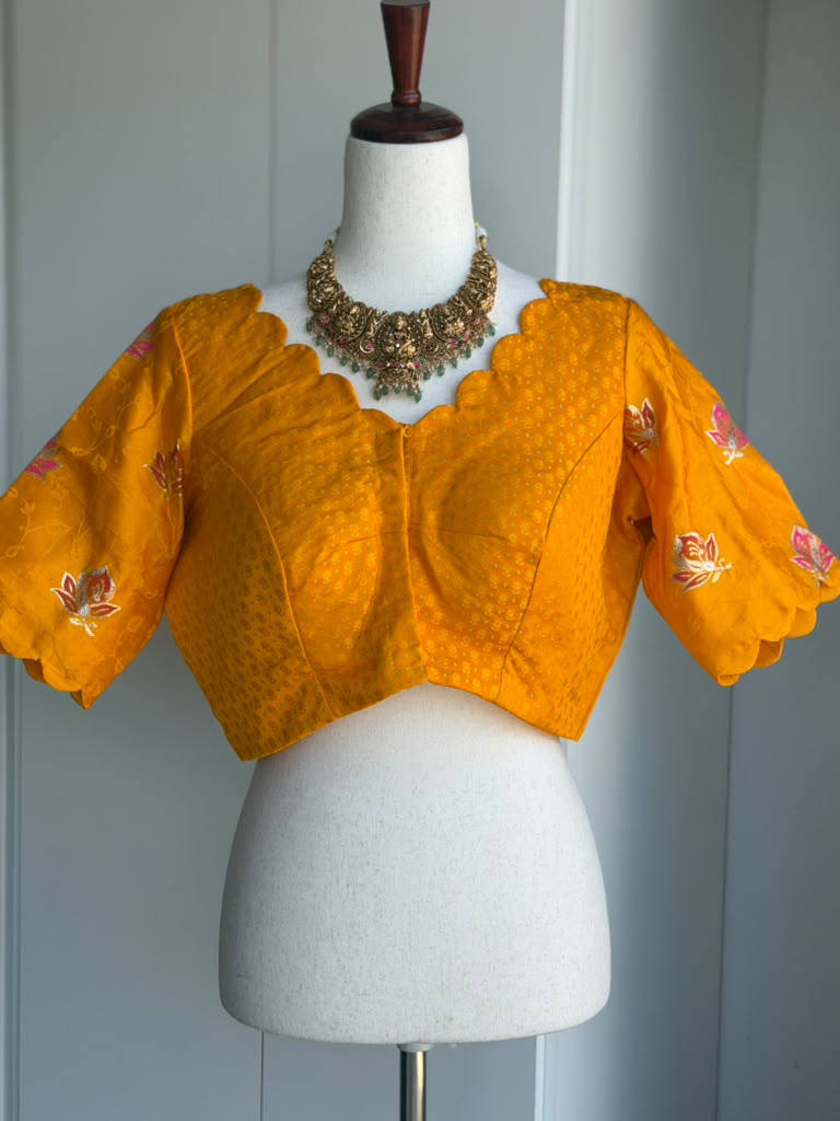 Banaras Brocade Blouse | Saree Readymade Blouses in USA