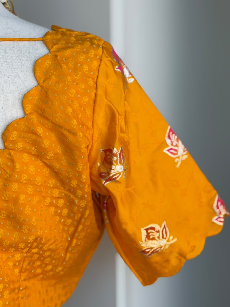 Banaras Brocade Blouse | Saree Readymade Blouses in USA