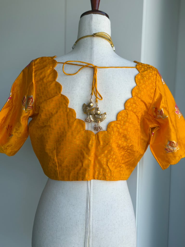 Banaras Brocade Blouse | Saree Readymade Blouses in USA