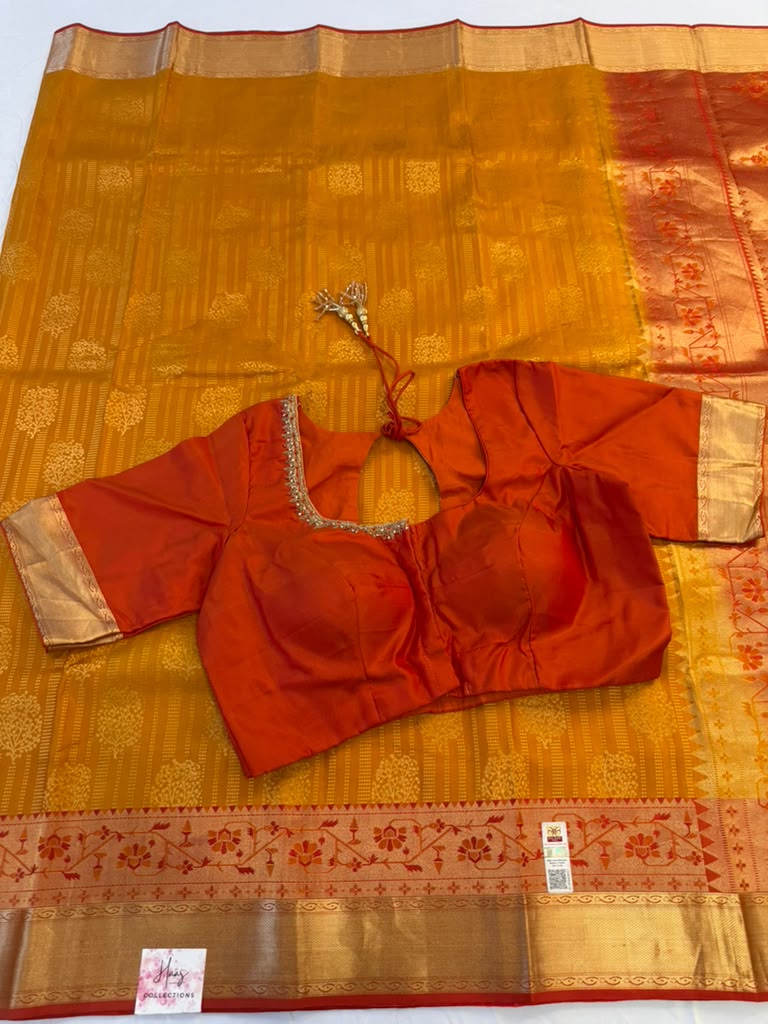 Pure Kanjivaram Pattu Saree | Silk mark certified saree | Indian Sarees in USA
