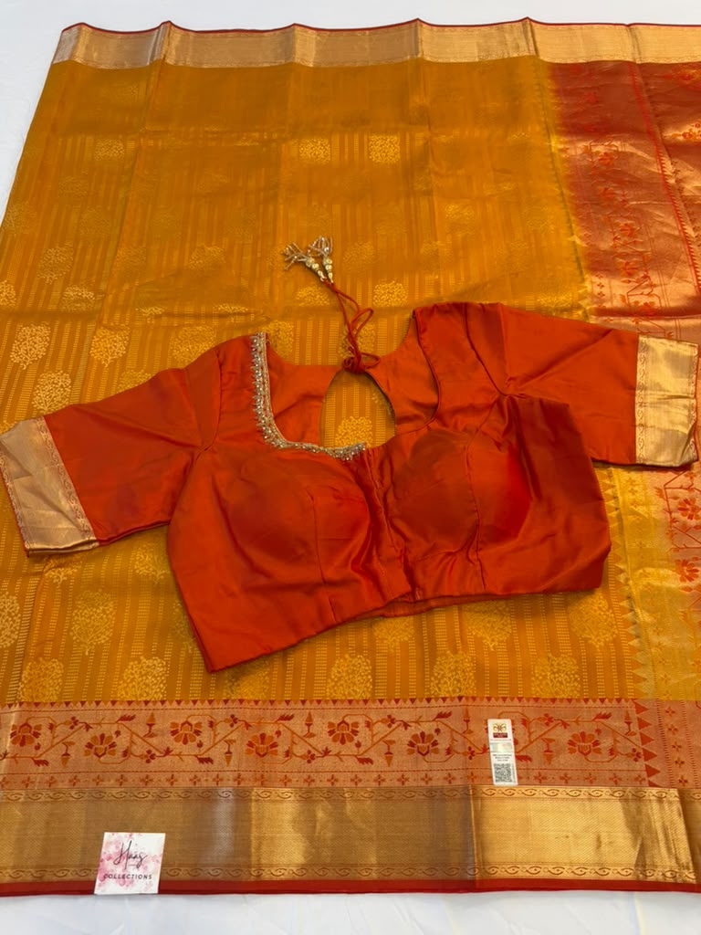 Pure Kanjivaram Pattu Saree | Silk mark certified saree | Indian Sarees in USA