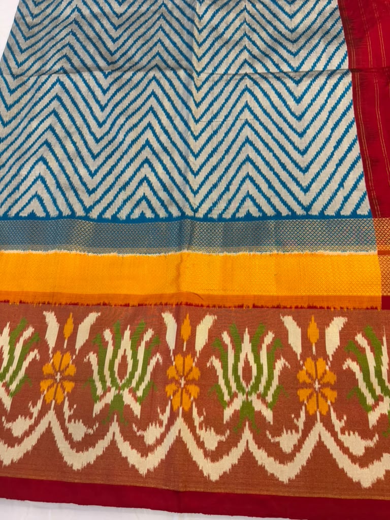 Ikkat Handloom Sarees | Traditional Indian Saree | Light Weight Saree
