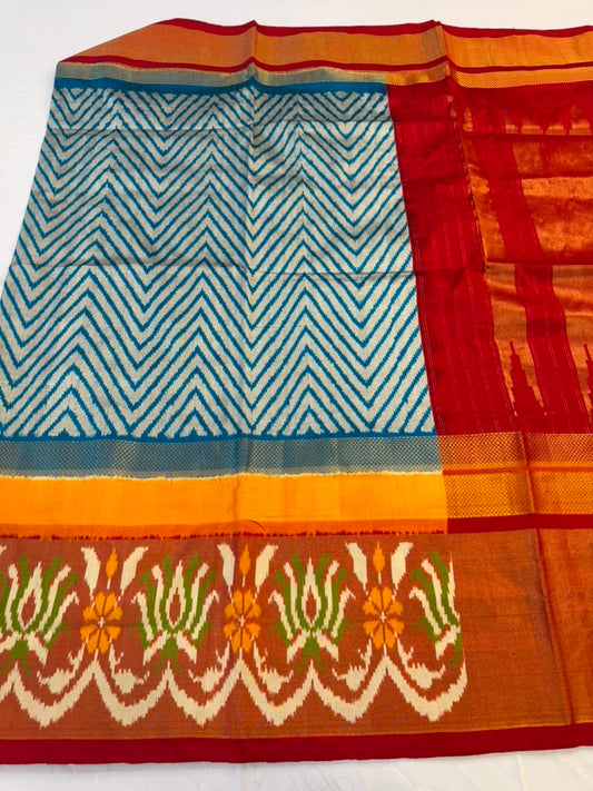 Ikkat Handloom Sarees | Traditional Indian Saree | Light Weight Saree