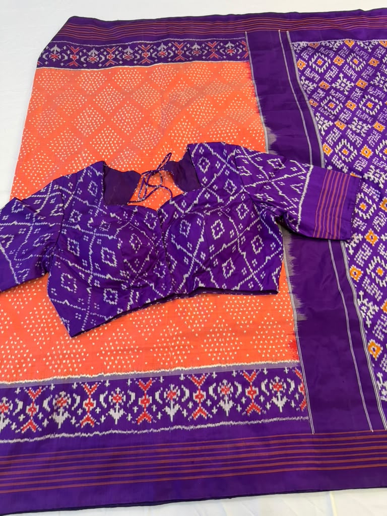 Ikkat Handloom Sarees | Traditional Indian Saree | Light Weight Saree