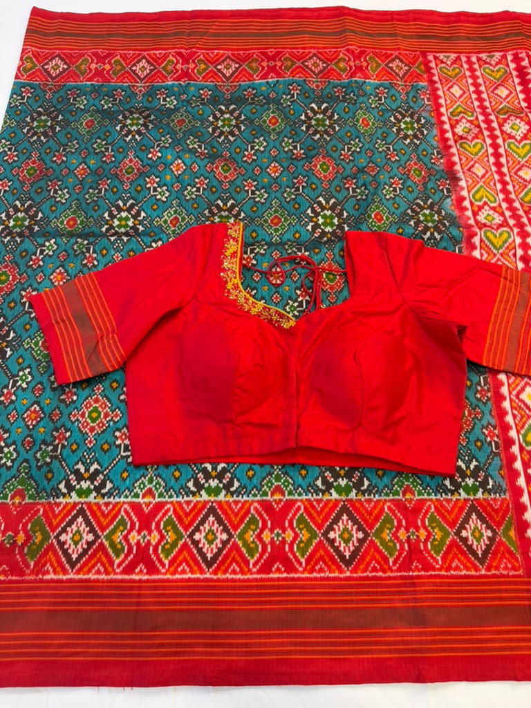Handloom Ikkat Saree | Traditional Indian Saree | light weight silk sarees