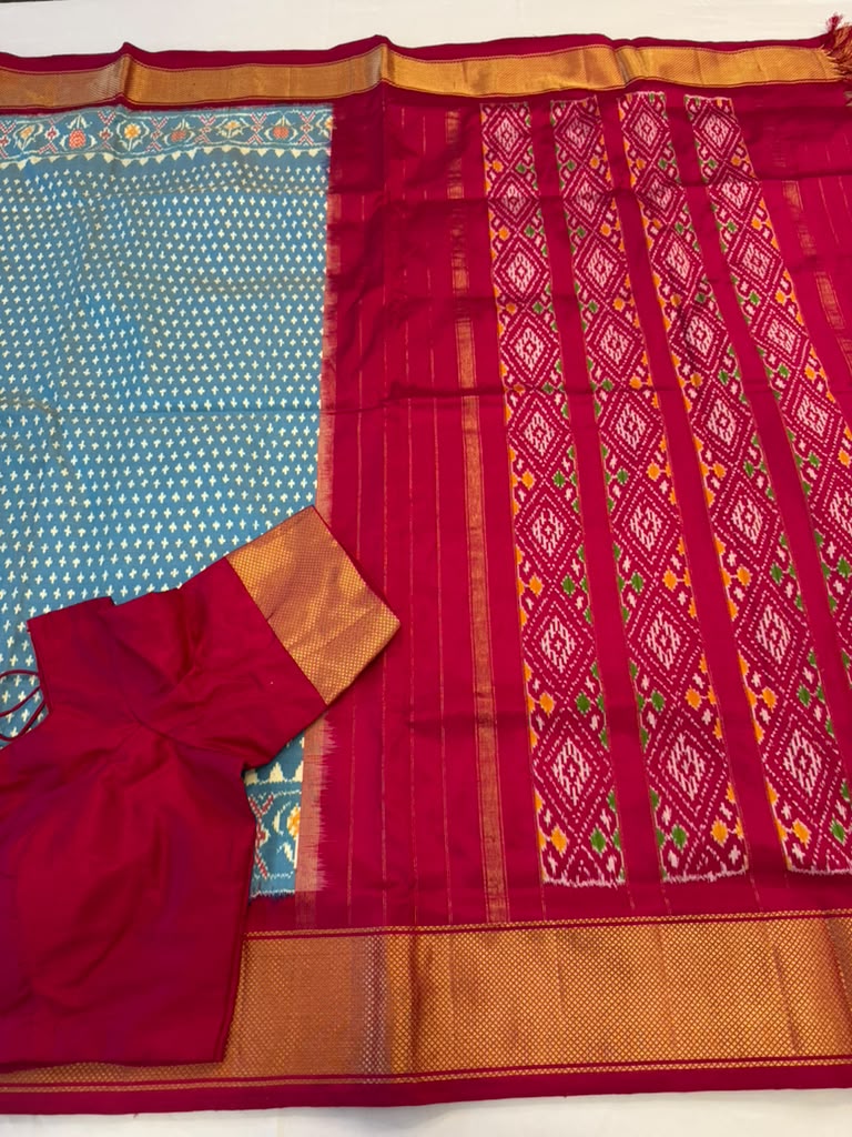 Ikkat Handloom Sarees | Traditional Indian Saree | Light Weight Saree