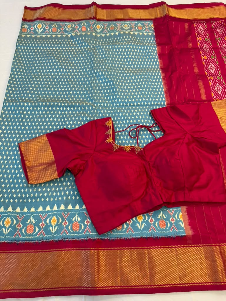 Ikkat Handloom Sarees | Traditional Indian Saree | Light Weight Saree