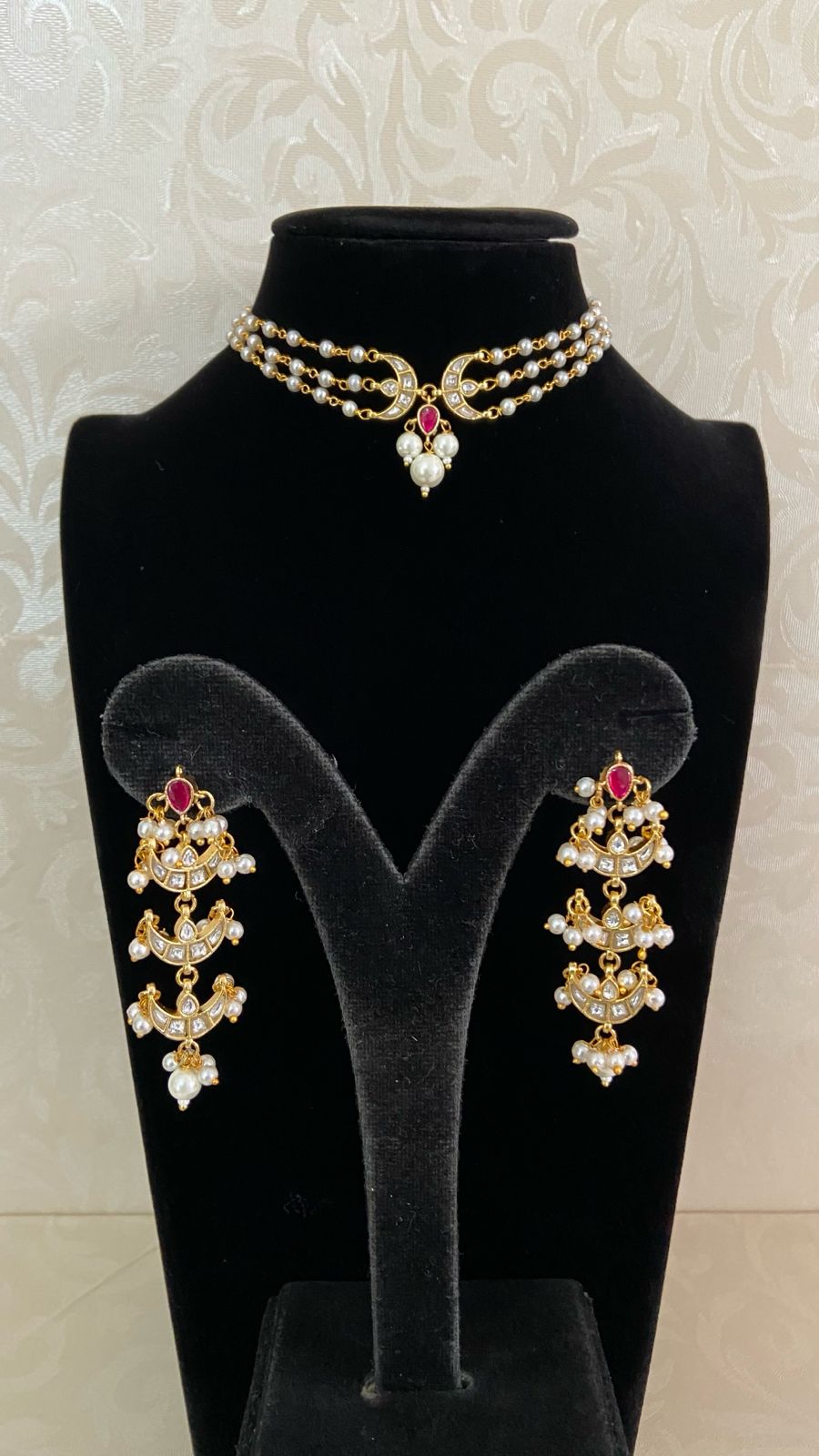 Jadau Kundan Pearl Choker | Indian jewellery