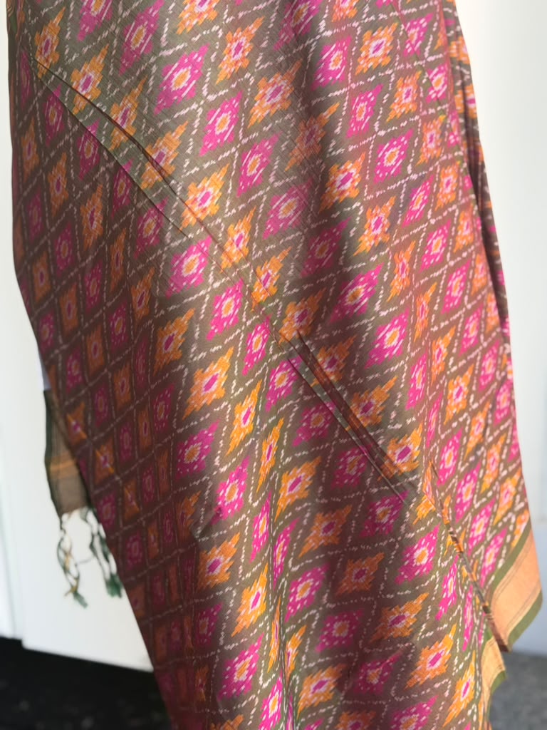 Ikkat Dupatta | Party wear Dupatta