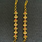 AD Ruby Green Matilu |  Indian Ear Chains | Indian Traditional Jewelry In USA