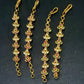 AD Ruby Green Matilu |  Indian Ear Chains | Indian Traditional Jewelry In USA