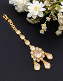 Moissanite Maang Tikka |  Indian jewelry in USA