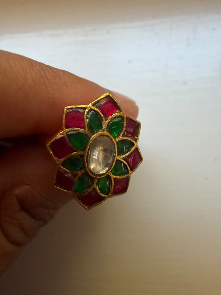 Jadau Kundan Finger Ring | Traditional Finger Ring | Gift Idea