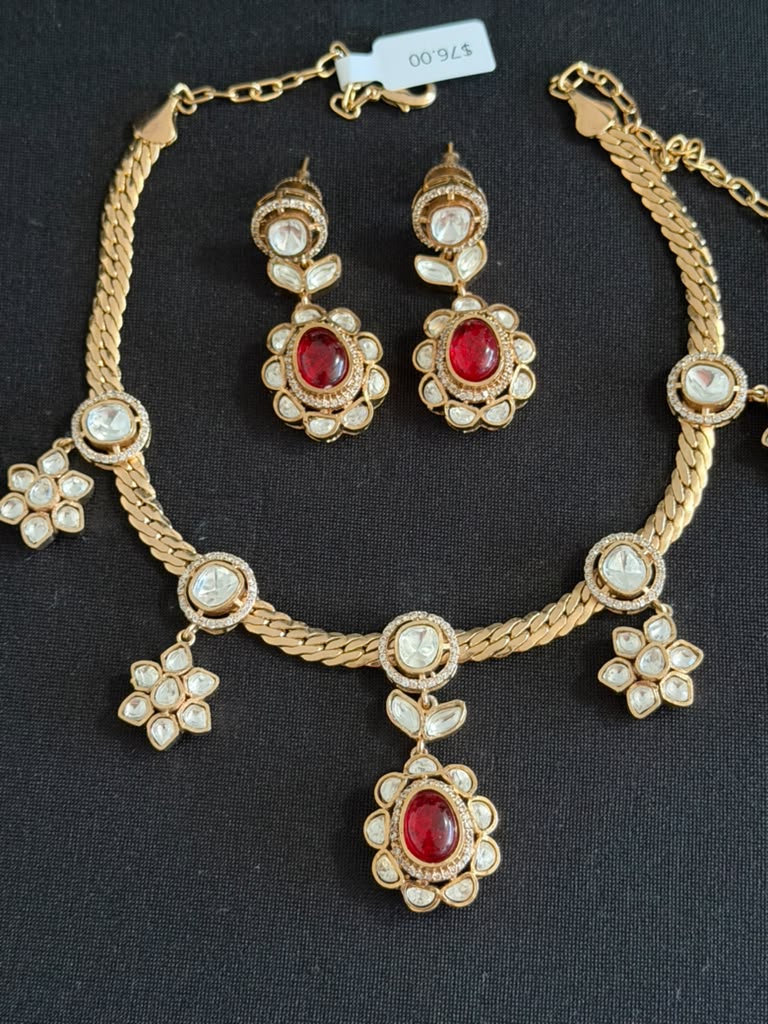 Antique Polki Kundan Necklace