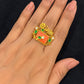 Designer Kundan Finger Ring | Antque Adjustable Ring