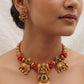 Antique Temple  Beads Necklace Set | Traditional Jewelry In USA