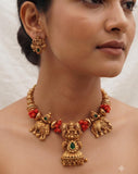 Antique Temple  Beads Necklace Set | Traditional Jewelry In USA