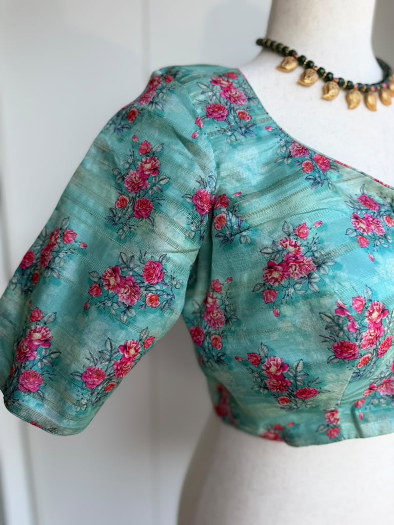 Floral Printed Blouse | Saree blouses in USA