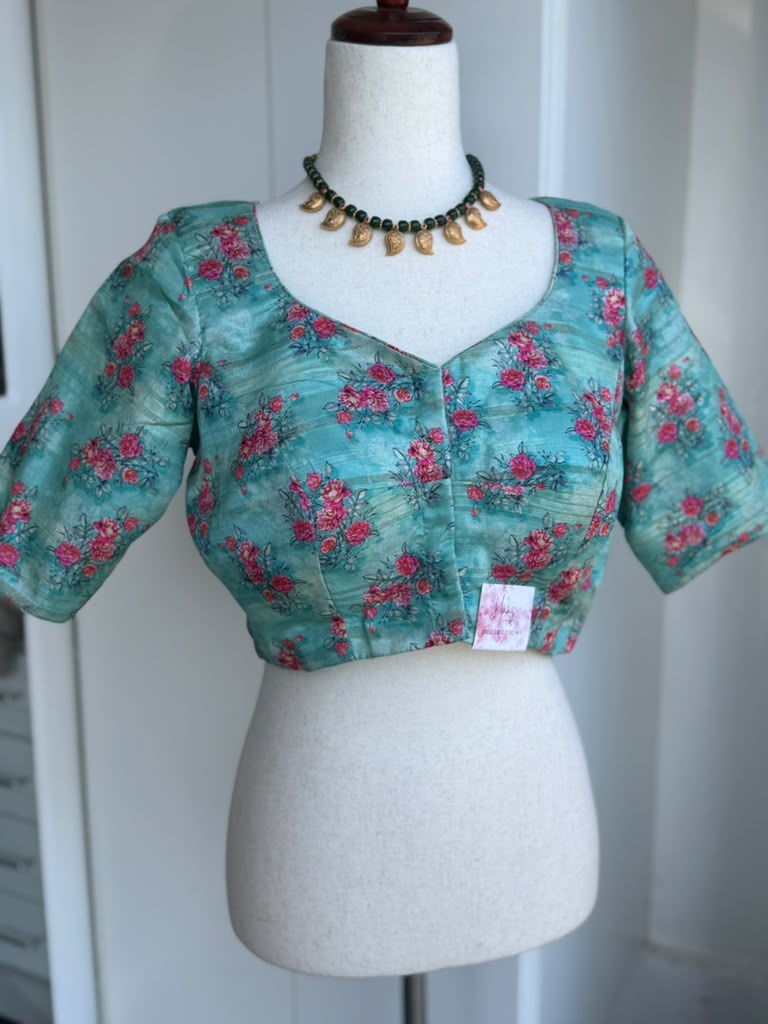 Floral Printed Blouse | Saree blouses in USA