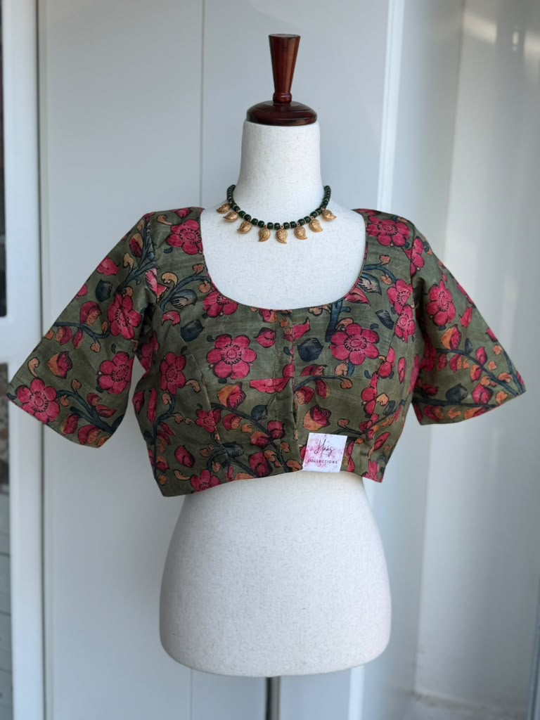 Kalamkari Printed Blouse | Saree Blouses in USA