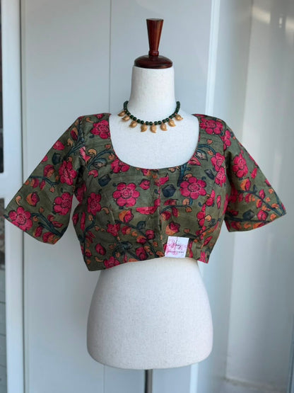 Kalamkari Printed Blouse | Saree Blouses in USA