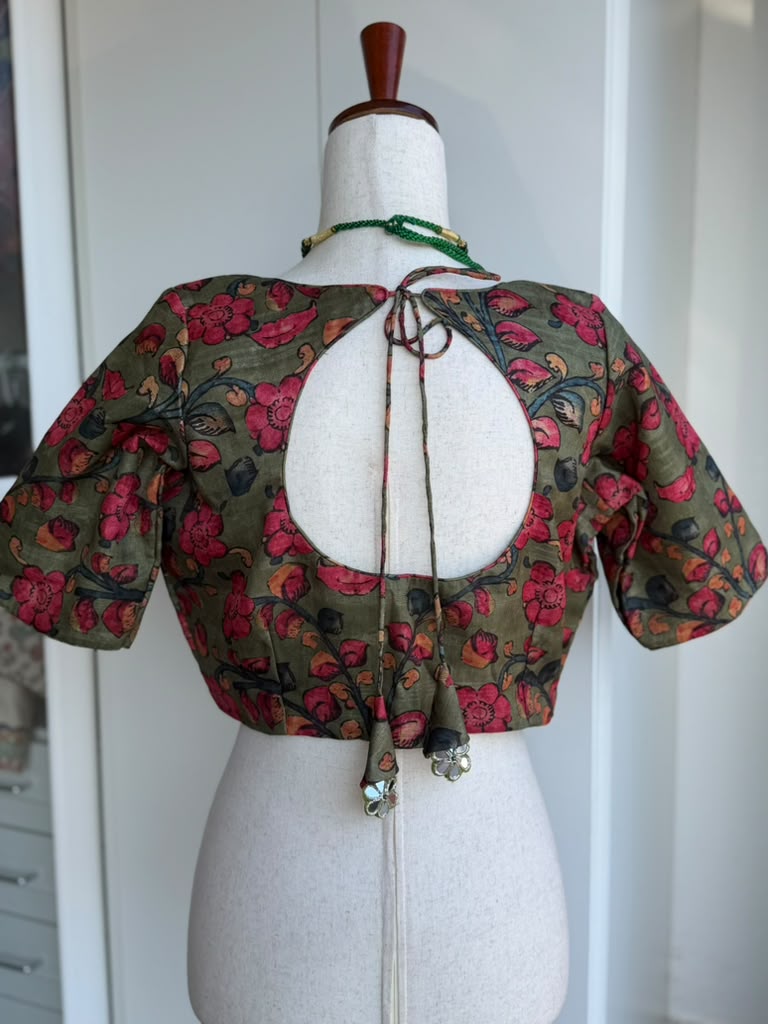 Kalamkari Printed Blouse | Saree Blouses in USA