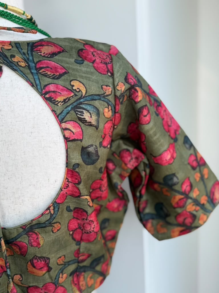 Kalamkari Printed Blouse | Saree Blouses in USA