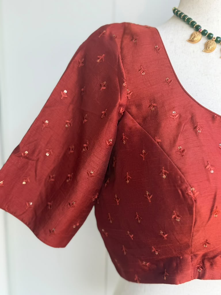 Embroidery Buti Blouse | Saree Blouses in USA