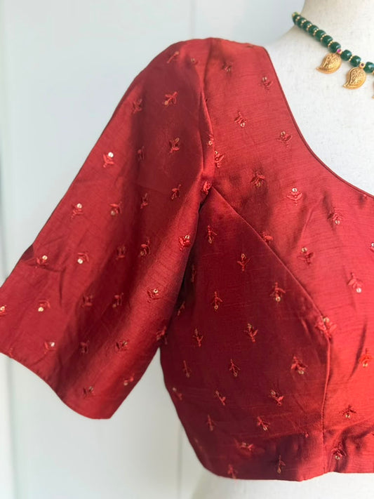 Embroidery Buti Blouse | Saree Blouses in USA